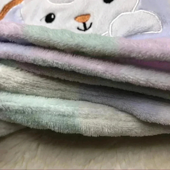 Pastel Soft Lamb Baby Blanket - Picture 6 of 12